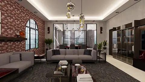 Oturma Odası Dekorasyon Projesi