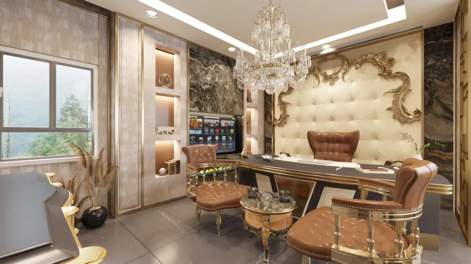 Ofis Dekorasyonu Golden Park Projesi